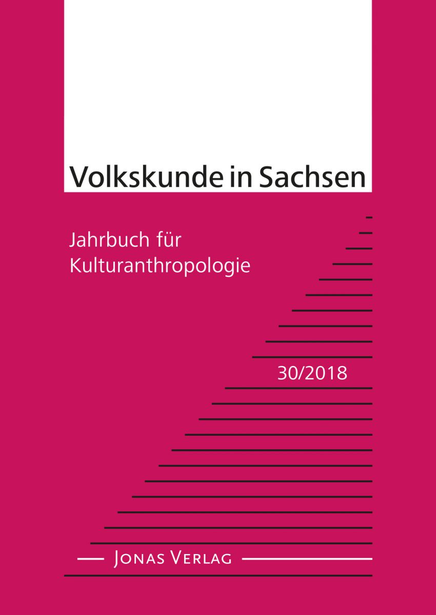 Cover des Jahrbuchs Volkskunde in Sachsen